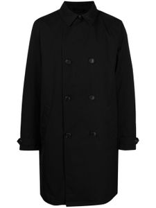 Emporio Armani manteau à boutonnière croisée - Noir