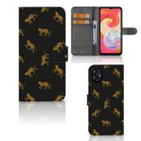 Telefoonhoesje | Met pasjeshouder | voor Samsung Galaxy A04e Leopards