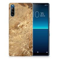 Sony Xperia L4 | TPU | Siliconen hoesje | Marmer Creme Sony Xperia L4 | TPU | Siliconen hoesje | Marmer Creme