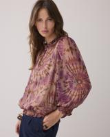 Summum Top Smock Tie Dye Print 2s3348-12269 T-shirt Lange Mouw 120 Multicolour