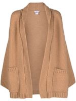 Avant Toi cardigan en maille à design nervuré - Marron