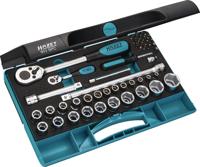 HAZET dopsleutelset | 953spc | 47 stuks | 1/4 + 1/2 inch | 5-27 mm | aantal tanden 20/32 | 6-kant - 4000822783