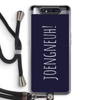 Joengneuh!: Samsung Galaxy A80 Transparant Hoesje met koord