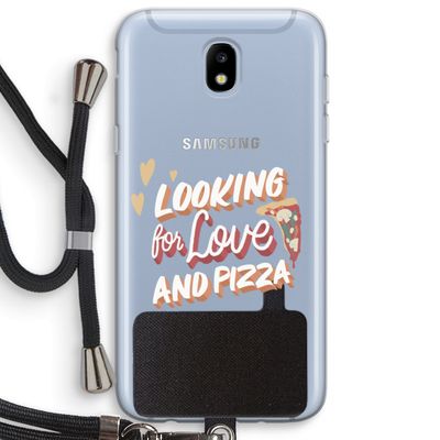 Pizza is the answer: Samsung Galaxy J5 (2017) Transparant Hoesje met koord