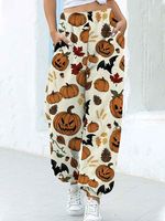 Halloween Casual Loose Pants - thumbnail