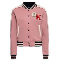 Queen Kerosin Star College Jacket Pink-L