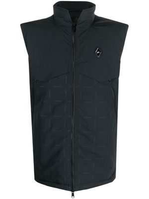 A-COLD-WALL* gilet matelassé à patch logo - Noir