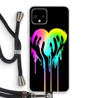 Hold My Heart: Pixel 4 Transparant Hoesje met koord