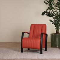Leren industriële fauteuil Glamour - Toledo Leer Siegelstein - Frame zwart Leren industriële fauteuil Glamour - Toledo Leer Siegelstein - Frame zwart