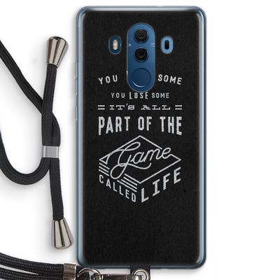 Life: Huawei Mate 10 Pro Transparant Hoesje met koord