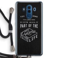 Life: Huawei Mate 10 Pro Transparant Hoesje met koord