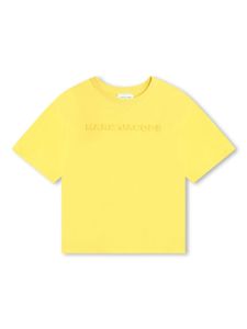 Marc Jacobs Kids t-shirt en coton à logo imprimé - Jaune