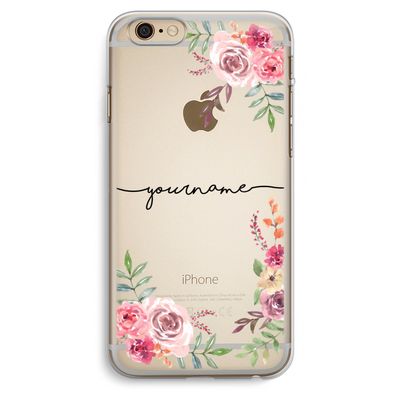 Rozen: iPhone 6 Plus / 6S Plus Transparant Hoesje