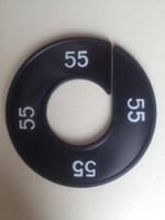 Maatring 9cm zwart/wit 55