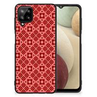 Samsung Galaxy A12 Back Case Batik Rood