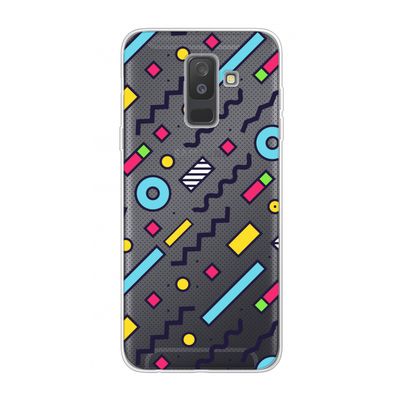 8-bit N°8: Samsung Galaxy A6 Plus (2018) Transparant Hoesje