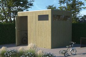 Gardenas | Tuinhuis QBV3 S 298x210 | Hogedruk Geïmpregneerd Groen