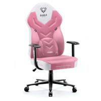 DIABLO X-GAMER gamestoel roze en wit DIABLO X-GAMER gamestoel roze en wit