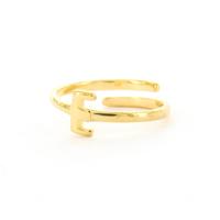 Imotionals Ring Letter E Goud Imotionals Ring Letter E Goud