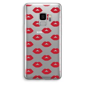 Lips: Samsung Galaxy S9 Transparant Hoesje