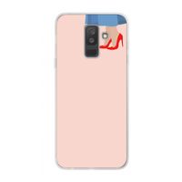 High heels: Samsung Galaxy A6 Plus (2018) Transparant Hoesje