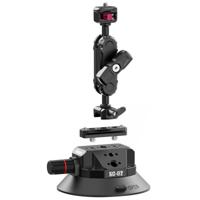 Ulanzi SC-02 Extra Sterke Zuignap 4.5 inch met magic arm voor camera - tot 3kg