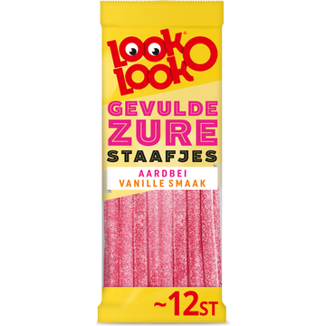 LookOLook Gevulde Zure Staafjes 12 stuks bij Jumbo