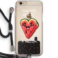 One In A Melon: iPhone 6 / 6S Transparant Hoesje met koord