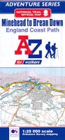 Wandelatlas Adventure Atlas Minehead to Brean Down - England Coast Path | A-Z Map Company - thumbnail