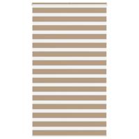 VidaXL Zebra blind 120x230 cm stofbreedte 115,9 cm polyester zandbruin
