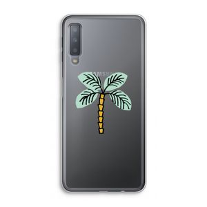 Palmboom: Samsung Galaxy A7 (2018) Transparant Hoesje