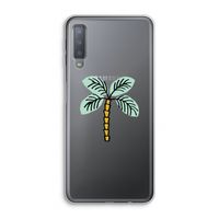 Palmboom: Samsung Galaxy A7 (2018) Transparant Hoesje
