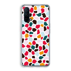 Colored Giraffe: OnePlus Nord CE 5G Transparant Hoesje
