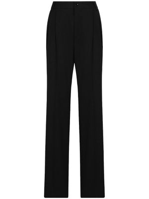 Dolce & Gabbana pantalon ample à taille haute - Noir