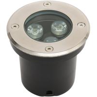 LED Grondspot Inbouw Rond 3W Waterdicht IP67 4000K Mat Chroom RVS