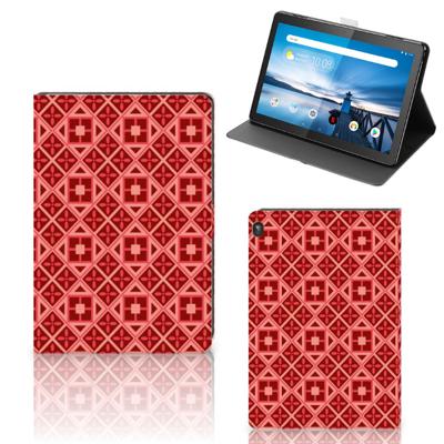 Lenovo Tablet M10 Tablet Hoes Batik Rood Lenovo Tablet M10 Tablet Hoes Batik Rood