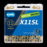 KMC Chain x11sl ti-n gold/black waxed