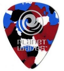 D&apos;Addario 1CMC2-10 Multi-color celluloid plectra 10 pack light