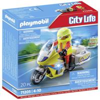 Playmobil City Life 71205 Motorfiets voor noodarts met knipperlicht - thumbnail