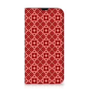 iPhone 13 Pro Hoesje met Magneet Batik Rood