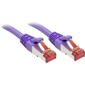 LINDY 47820 RJ45 Netwerkkabel, patchkabel CAT 6 S/FTP 0.30 m Violet Snagless 1 stuk(s)