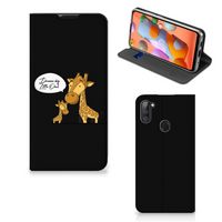 Samsung Galaxy M11 | A11 Magnet Case Giraffe - thumbnail