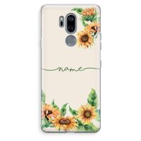 Zonnebloemen: LG G7 Thinq Transparant Hoesje