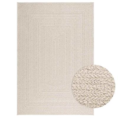 VidaXL Vloerkleed zizur room binnen en buiten 140x200 cm jute look