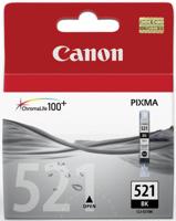 Canon inktcartridge CLI-521BK, 1.250 pagina's, OEM 2933B001, foto zwart Canon inktcartridge CLI-521BK, 1.250 pagina's, OEM 2933B001, foto zwart