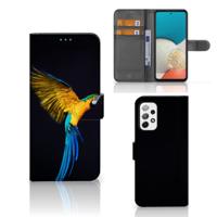 Samsung Galaxy A73 5G | Telefoonhoesje | Met pasjeshouder | Papegaai
