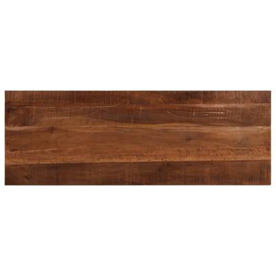 Tafelblad rechthoekig 140x50x3,8 cm massief gerecycled hout