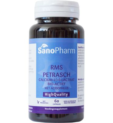 Petrasch Petrasch Rms Calcium-l-lactaat Bio-actief Met Acidophilus (60ca) Petrasch Petrasch Rms Calcium-l-lactaat Bio-actief Met Acidophilus (60ca)
