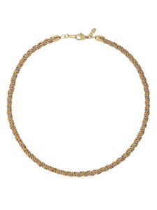 Monet Pre-Owned collier en chaîne à design bicolore (années 1980)