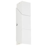 Stijlvolle LED Buiten Wandlamp - Warm Wit 3000K - 7.6W - Mat Wit Metaal